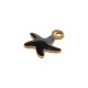 Charm Estrella De Mar De Acero Inoxidable 304 Esmaltado 5 x 6 mm/1,2 mm
