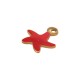 Charm Estrella De Mar De Acero Inoxidable 304 Esmaltado 5 x 6 mm/1,2 mm