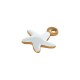 Charm Estrella De Mar De Acero Inoxidable 304 Esmaltado 5 x 6 mm/1,2 mm