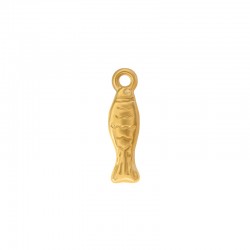 Stainless Steel 304 Charm Fish 3.8x14mm/2.8mm