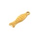 Stainless Steel 304 Charm Fish 6.4x22.9mm/3.2mm