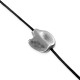 Zamak Irregular Bead 12mm Ø1.2mm
