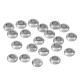 Perles Rondes 4mm/2mm (Ø2mm) en Acier Inoxydable 303