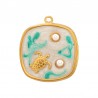 18K Gold/ Blue/ White