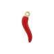 Enameled Stainless Steel 304 Charm Pepper 6x20.8mm/3mm