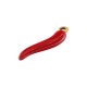 Enameled Stainless Steel 304 Charm Pepper 6x20.8mm/3mm