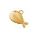 Stainless Steel 304 Charm Fish 12x8.74mm/6mm