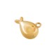 Stainless Steel 304 Charm Fish 12x8.74mm/6mm