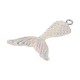 Resin Pendant Fish Tail 27x38mm/4mm
