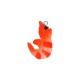 Resin Pendant Shrimp 22x30mm