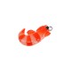 Resin Pendant Shrimp 22x30mm
