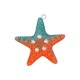 Resin Pendant Starfish 35x33mm