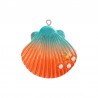 Rhodium/ Bleu clair/ Orange