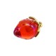Pendentif en acrylique Fraise 18 x 26 mm Ø 2.2 mm