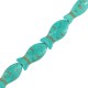 Howlite Bead Fish 11.5x24mm Ø1.5mm
