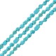 Howlite Turquoise Bead Irregular ~10x12mm Ø1.5mm