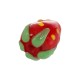 Murano Style Bead Strawberry 12x17mm Ø1.5mm