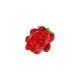 Perle de Style Murano Framboise 11 x 12 mm Ø 1.8 mm