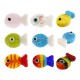 Cuenta De Estilo Murano Con Forma De Pez 13 x 20 mm/5 mm Ø 1,5 mm