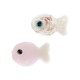 Perle de Style Murano Poisson 13 x 20 mm/5 mm Ø 1,5 mm