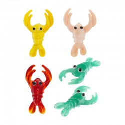 Crayon Coulissant Style Murano Homard 20 x 37 mm/7 mm Ø 1.7 mm