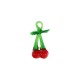 Charm Cereza Estilo Murano 20 x 25 mm Ø 4 mm