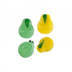 Perle de Style Murano en Forme de Poire 14 x 12 mm Ø 1,8 mm