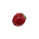 Murano Style Bead Tomato 12x11mm Ø1.8mm