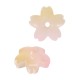 Perle en Verre Fleur 12 mm/5 mm Ø 1,3 mm