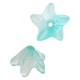 Cuenta de Cristal con Forma de Flor 12 mm/9 mm Ø 1,2 mm
