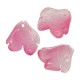 Perle en Verre Feuille 14 x 15 mm/3.6 mm Ø 1.3 mm
