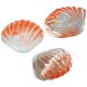 Perle de Verre Coquillage 16,5 x 13 mm/9 mm Ø 1,2 mm