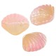 Glass Bead Shell 16.5x13mm/9mm Ø1.2mm