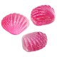 Perle de Verre Coquillage 16,5 x 13 mm/9 mm Ø 1,2 mm