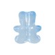 Γυάλινο Στοιχείο Αρκουδάκι Περαστό 8x10mm/4mm Ø1.1mm