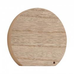 Wooden Deco Round 145x132mm