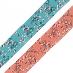 Ruban Polyester à Motif Cachemire 4 cm (5 m)