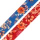 Polyester Ribbon with Flowers 4cm (5mtrs)