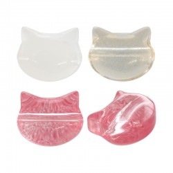 Perle en Verre Chat 10 x 8 mm/5.2 mm Ø 1.1 mm