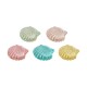 Pearl ABS Bead Shell 12.5x11mm/6.3mm Ø1.6mm