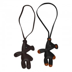 Colgante De PU Oso 8 x 11 cm