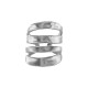 Anillo de latón con 4 líneas 19 x 23 mm