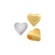 Curseur en Zamak en forme de Cœur 7 x 6 mm Ø 1,8 mm