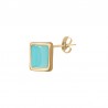 Chapado en Oro de 24 Quilates/ 0,12 µm/ Turquesa