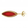 24K Gold Plated/ 0.12µm/ Transparent Red