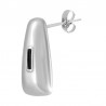 999° Silver Antique Plated/ 5µm/ Black
