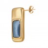 24K Gold Plated/ 0.12µm/ Transparent Blue