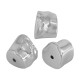 Perle Acrylique Plaquée UV Irrégulière 21,5 x 16,3 mm Ø 2,7 mm