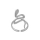 Bague en Acier Inoxydable 304 avec Serpent 30 mm