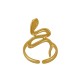 Stainless Steel 304 Finger Ring with Snake 30mm